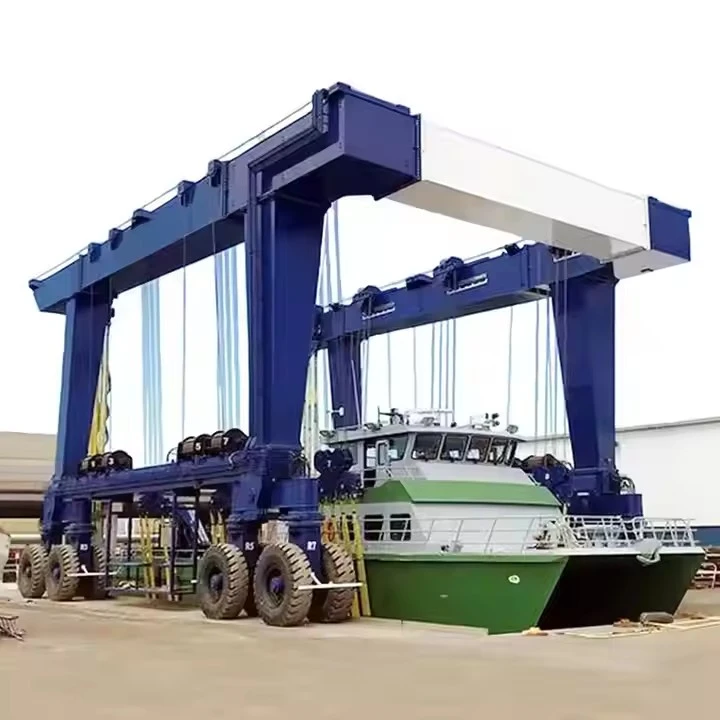 מעלית סירה ימית ניידת 320 טון