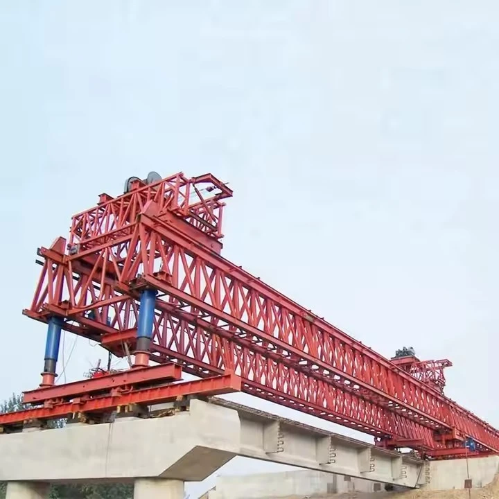 מכונת הקמת משגר גשר 110 טון