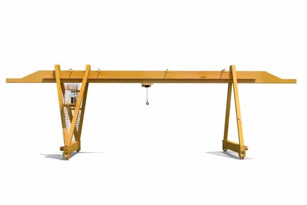 30t European New Type Single Girder Gantry Crane 10 Ton With Remote Control factory