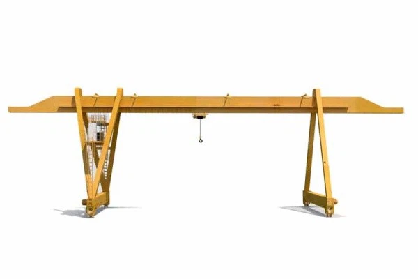30t Single Beam Gantry Crane With Electric Hoist factory