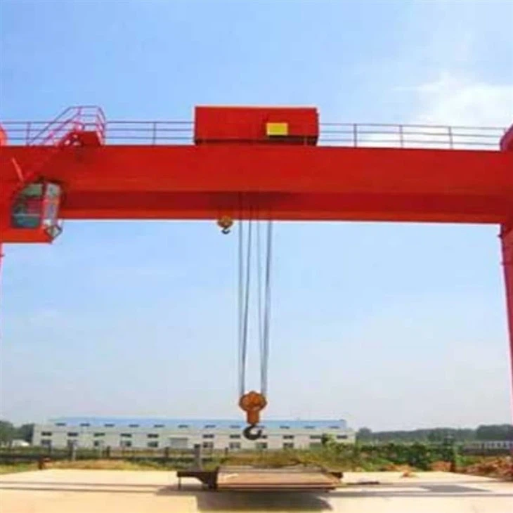 Double Gantry Crane Beam Rail Track Crane