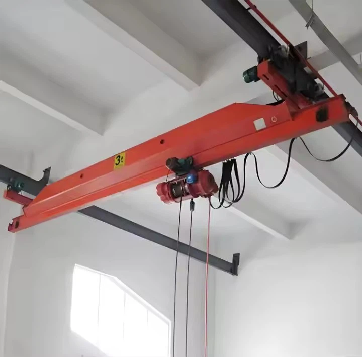 Electric Single Girder Overhead Travelling Crane factory