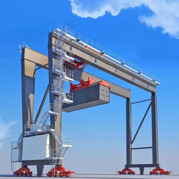MG Double Girder Rail Mounted Gantry Crane high quality