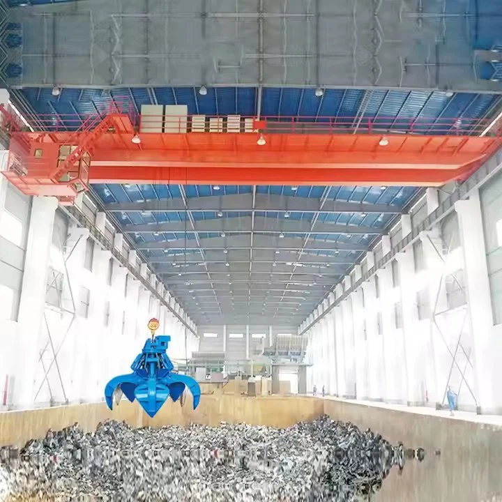 Qz Type Grab Bucket Overhead Bridge Crane high quality