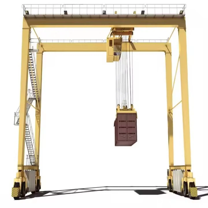 Rubber Tyre Container Lifting Gantry Crane high quality