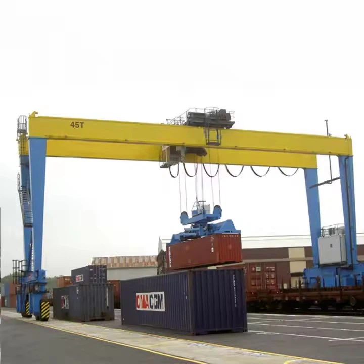 Rubber Tyre Container Lifting Gantry Crane factory