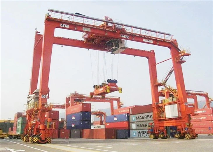 Rubber Tyre Container Lifting Gantry Crane best
